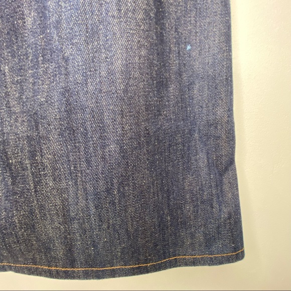 Ark Demin A-line Skirt With Grpahic Print Size M - Picture 6 of 9